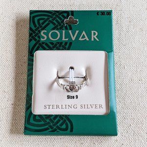 Sterling silver claddagh ring
